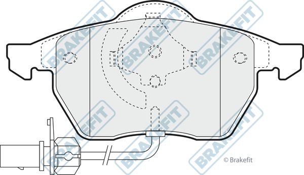 APEC BRAKING Bremžu uzliku kompl., Disku bremzes PD3016